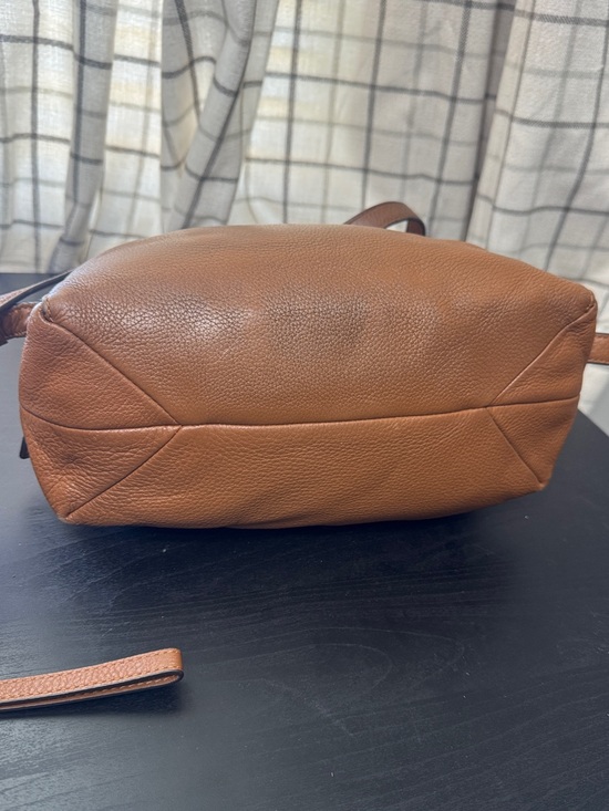 Michael Kors Rhea Pebbled Leather Slim Backpack And Wallet Luggage Tan main image 11